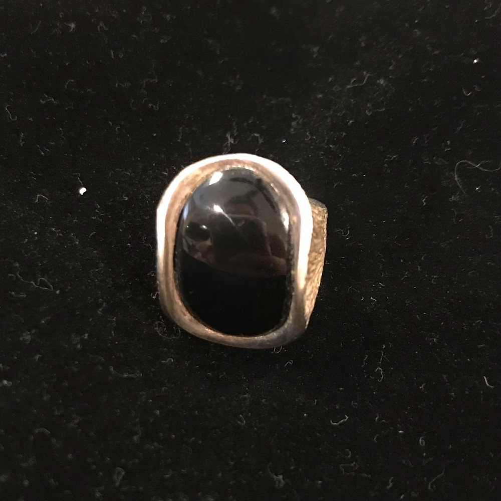 Sterling Silver Onyx Ring